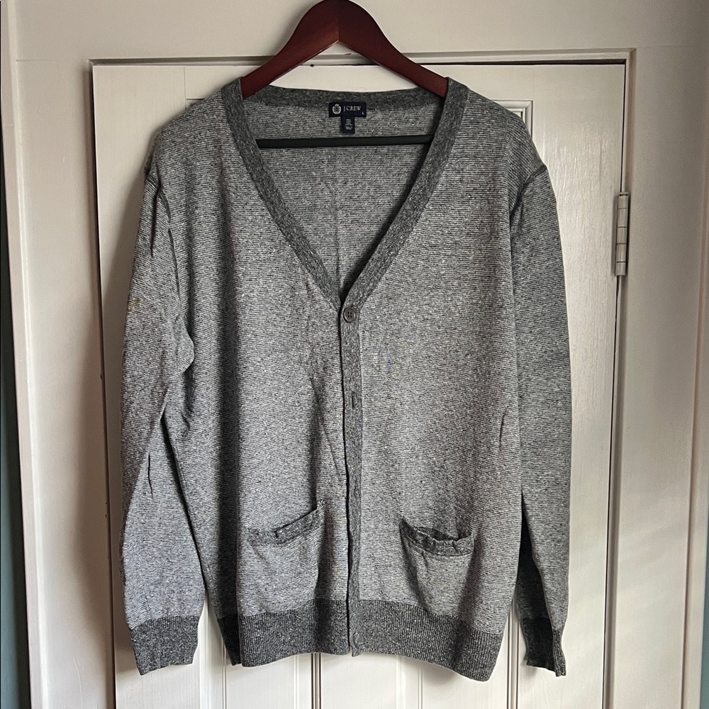 J. Crew Classic Gray Cardigan